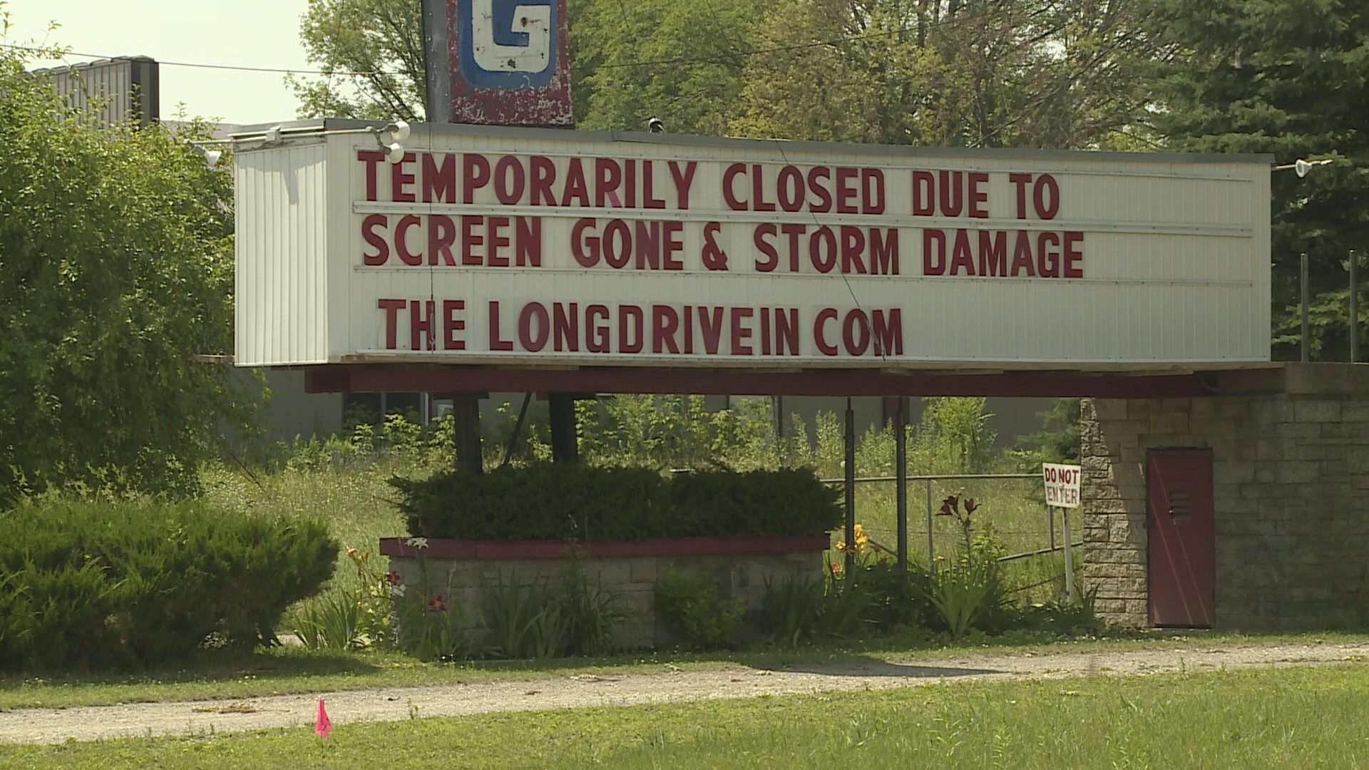 Long Prairie DriveIn sustains storm damage